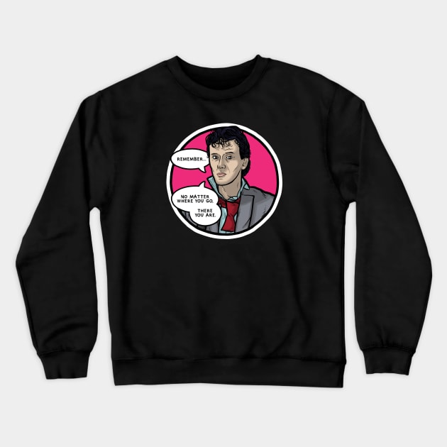 Buckaroo Banzai Crewneck Sweatshirt by Baddest Shirt Co.